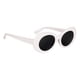 thumbnail image 5 of Gafas Goggles lente en negro Novedad Gafas de sol Unisex - Blanco, se describe segundo 4 1 Colcomx gafas de sol clout goggles, 5 of 7