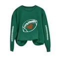 thumbnail image 3 of Meichang Oversized Sweatshirt For Women Football Graphic Sweatshirt Sunday Game Day Casual Crewneck Pullover Long Sleeve Fall Tops, 3 of 5