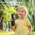 thumbnail image 7 of Neihepal 12oz Stainless Steel Insulated Water Bottle, BPA Free Cola Flask, Keeps Cold 24H Hot 12H (Black,2), 7 of 7