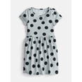 thumbnail image 2 of Wonder Nation Little Girls and Big Girls Play Dress with Short Sleeves, 2 Pack, Sizes XS-XXL, 2 of 3