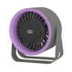 thumbnail image 3 of Ventilador de escritorio Ventilador personal Silencioso Recargable Ligero Ajustable Refrigeración por aire Gris, 3 of 9