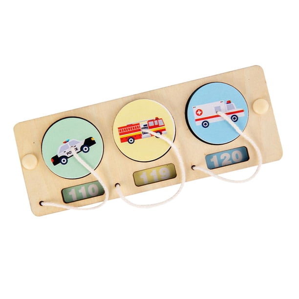 Tablero sensorial para niños con actividades de vida y emparejamiento de habilidades motoras, juguete para viajes por carretera vehículo y número
