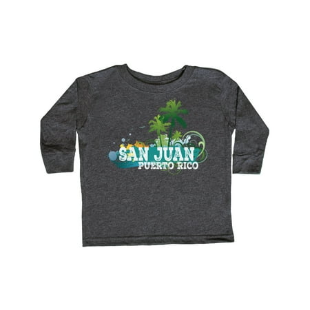 

Inktastic San Juan Puerto Rico Gift Toddler Boy or Toddler Girl Long Sleeve T-Shirt