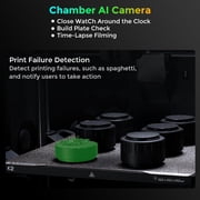 Creality Official K2 Combo 3D Printer, Multi-Color 3D Printer with CFS, 600mm/s High-Speed Printing, 300℃ Direct Drive Extruder, Auto Leveling, AI Chamber Camera, 10.24x10.24x10.24 inch Build Volume