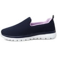 thumbnail image 4 of Women's Slip on Casual Sneakers Comfortable Tennis Shoes Work Nurse Flat Shoes, 4 of 5