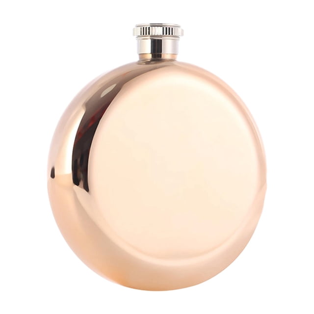 Frasco de cadera Flagon, petaca de bolsillo ligera y resistente al desgaste, petaca de acero inoxidable para mochilero, Camping, boda, fiesta al aire C