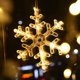 thumbnail image 2 of Luces de copo de nieve para decoración navideña de interiores Luces de hadas para interiores, 2 of 8