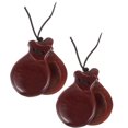 thumbnail image 4 of 1 Pair of Finger Castanets Small Simple Musical Castanets Musical Instrument Rhythm Toys for Kids, 4 of 5