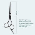 thumbnail image 5 of Hair Cutting Scissors, 6.5” Thinning Shears for Hair Cutting, Stainless Steel Scissors for Hair, Professional Barber Scissors with Adjustable Tension Clip for Women Men Kids Pets, 5 of 5