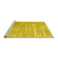 thumbnail image 2 of Ahgly Company Machine Washable Indoor Square Persian Yellow Traditional Area Rugs, 7' Square, 2 of 4