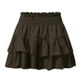 thumbnail image 4 of Women's Fashion Solid Color Wide Leg Shorts - Soft Rayon, Suitable for Casual/Sports, Machine Washable, 4 of 5