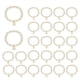 thumbnail image 4 of Imitación de perlas 26 alfabeto etiqueta pulsera de moda y versátil pulsera de cuentas de cordón elástico para las mujeres pulsera de cuentas para los seres queridos y (A F), 4 of 4