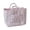 Pink, variant on CSStudio Boho Floral Storage Basket with Handles, Portable Quilted Fabric Organizer Bin for Nursery Bedroom Bathroom Cosmetics Sundries