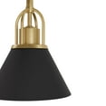 thumbnail image 4 of Hunter - Carrington Isle 1-light Matte Black, Mini Pendant Light, Dimmable, Casual Style, Cone Shaped, for Bedrooms, Dining, Living Rooms - 13164, 4 of 7