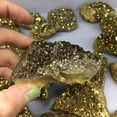 thumbnail image 3 of Materiales de cristal natural YONGSHENG galvanoplastia Oro Piedra preciosa cruda, 3 of 4