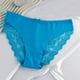 thumbnail image 5 of Gibobby Pantaletas de algodón para mujer Ropa interior Sexy de cintura a la moda para mujer, calzoncillos de Color sólido, ropa interior, bragas para mujer(Azul,CH), 5 of 5