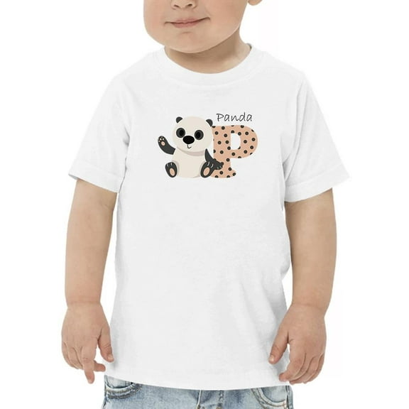 Panda P T-Shirt Toddler -Image by Shutterstock, 4 Toddler