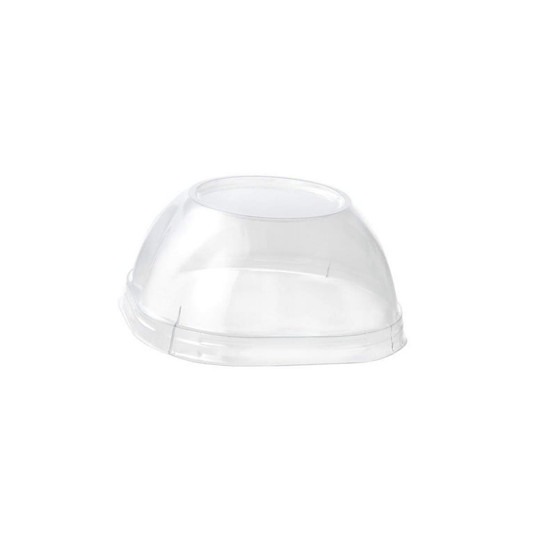 COMPOSTABLE DOME LID FOR CUP 145012040 (170cc5.74 fl. oz.) - Transparent -  Each case contain 500 pcs - Alcas USA