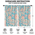 thumbnail image 2 of Blackout Kids Curtains,Blue and Pink Pioneer Flower Childrens Insulated Curtains Set Of 2,Bedroom Essentials,Toddler Room Decor 52x84in(132x213cm), 2 of 5