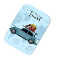 thumbnail image 4 of TISHITA Elastic Luggage Cover Washable Print Suitcase Protector Baggage Cover Suitcase Blue 22-24inch, 4 of 8