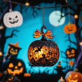 thumbnail image 4 of Decoraciones De Halloween Adorno Colgante De Calabaza Acrílica En 2D Para Fiestas En Casa, Ventanas, Paredes Y Puertas, 4 of 6
