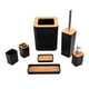 thumbnail image 5 of Juego de inodoro, juego de accesorios de baño de bambú, kit de accesorios de baño, suministros para el hogar, mayor durabilidad, 5 of 12