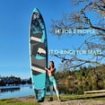 thumbnail image 2 of Slifeshop Double Adventurer 2-people Stand Up Paddle Board SUP Inflatable SUP Designed by Local Canadian Artist 14’ Extra Long& Extra D-rings, 2 of 7
