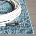 thumbnail image 6 of SAFAVIEH Courtyard Josiah Geometric Indoor/Outdoor Area Rug, Navy/Aqua, 6'7" x 9'6", 6 of 16