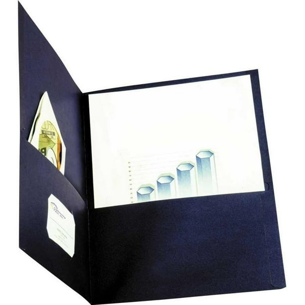 Oxford Pochettes Format Lettre - Bleu, 1/Pack
