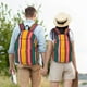 thumbnail image 4 of Balery Vertical Stripes Mochila Clásica Impresa Básica para Viaje, Mochila Escolar Resistente al Agua, Mochila de Lona con Correas Ajustables-Medium, 4 of 5