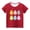 Red, variant on Zwiiyzr Toddler Baby Boys Girls Summer Clothes Trendy Cute Easter Dwarf Print Round Neck Print Short Sleeve Top for 3-14 Years Black