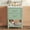 Green Ceramic Solid Wood MDF Bathroom, variant on LHSHID 24''Bathroom Vanity with Ceramic Sink,Bathroom Cabinet with Two Soft-Close Drawers and an Open Shelf,Vintage Elegant Wave Design