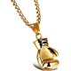 thumbnail image 1 of Collar con colgante de cadena de guante de boxeo de acero inoxidable Punk para hombres y mujeres JAMW Sencillez, 1 of 5