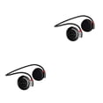 thumbnail image 1 of Sidaley Auriculares deportivos inalámbricos compatibles con Bluetooth, auriculares estéreo, reproductor de música Mp3, auricular, ranura para tarjeta negro 2piezas, 1 of 5