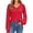 E Red, variant on Blouses for Women Dressy Lace Long Sleeve Shirts Fall Casual V Neck Tunic Tops