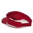 thumbnail image 2 of Outdoor Cap PCTV-100 Cotton Twill Visor-Red-Adult, 2 of 6