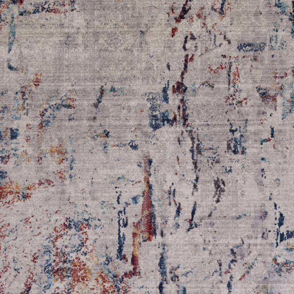 Ox Bay Mirage Abstract Runner Traditional Runner Rug, Blue