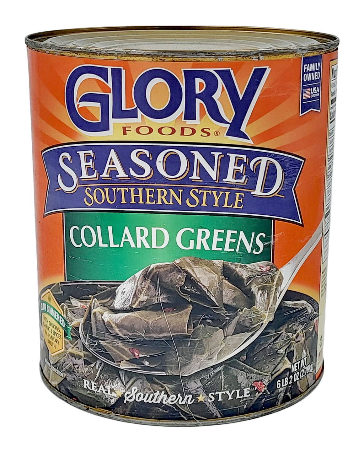 Glory Collard Greens 98 oz. | Canned Vegetables | Pack of 1