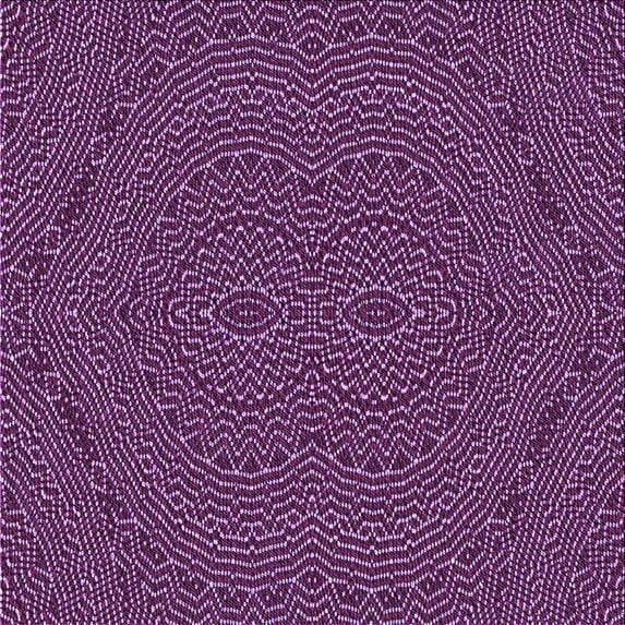 Ahgly Company Indoor Square Patterned MediumOrchid Purple Area Rugs, 5' Square