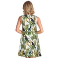 thumbnail image 7 of Spring Summer Dresses for Women 2025 - Tropical Cute Parrot Toucan Swimsuit Coverup Sundresses for Women, Beach Vacation Clothes for Women, Hawaiian Tshirt Dresses for Women, 7 of 7