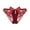 Wine red, variant on Varsbaby Women's Panty See Through Panties Cotton Crotch Lace Mesh Panties with Bow