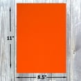 thumbnail image 2 of Hamilco Colored Cardstock Scrapbook Paper 8.5" x 11" Fire Orange Color Card Stock Paper 50 Pack, 2 of 6