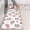 thumbnail image 2 of Kitchen Rugs Sets Of 2,Pink Cow Strawberry Jar Pattern Anti Fatigue Kitchen Mat Rugs Non Slip Washable,Decorative Kitchen Floor Mats for Kitchen,Sink,Laundry,17"X47", 2 of 5