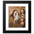 thumbnail image 2 of Cusco School 20x24 Black Modern Framed Museum Art Print Titled - Holy Family with Saint John and a Goldfinch (ca. 1730 - Ca. 1760), 2 of 5