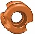 thumbnail image 3 of Radical Archery Designs Super Deuce 38 Vue Peep Orange 1/4, 3 of 3