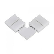 Kritne Led Strip Light Connector,5Pcs L Shape 4pin 10mm Solderless Corner Connectors Adapters For RGB 5050 LED Strip Lights , L Shape 4pin Connector