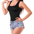 thumbnail image 3 of Irisnaya Shapewear Bodysuit for Women Round Neck Tummy Control Sleeveless Sexy Waist Trainer Vest Full Body Shaper Tank Tops Jumpsuit(Black Medium), 3 of 8