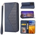 thumbnail image 1 of Case for Samsung Galaxy A53 5G, Magnetic Matte Premium PU Leather Stand Flip Cover with Card Slots and Wallet, Shockproof and Full Body Protection Compatible with Galaxy A53 5G - Blue, 1 of 10