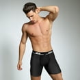 thumbnail image 4 of UFM Mens Polyester/Spandex 6 inch Inseam Boxer Brief Featuring UFM's Exclusive Patented Adjustable Support Pouch, Max Support, Black, 36-38 Waist, 4 of 8
