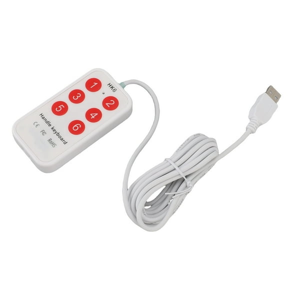 Teclado Definido Por El Usuario De 6 Teclas, Teclado Programable USB Portátil Multifunción Robusto Para Trabajos De Juegos